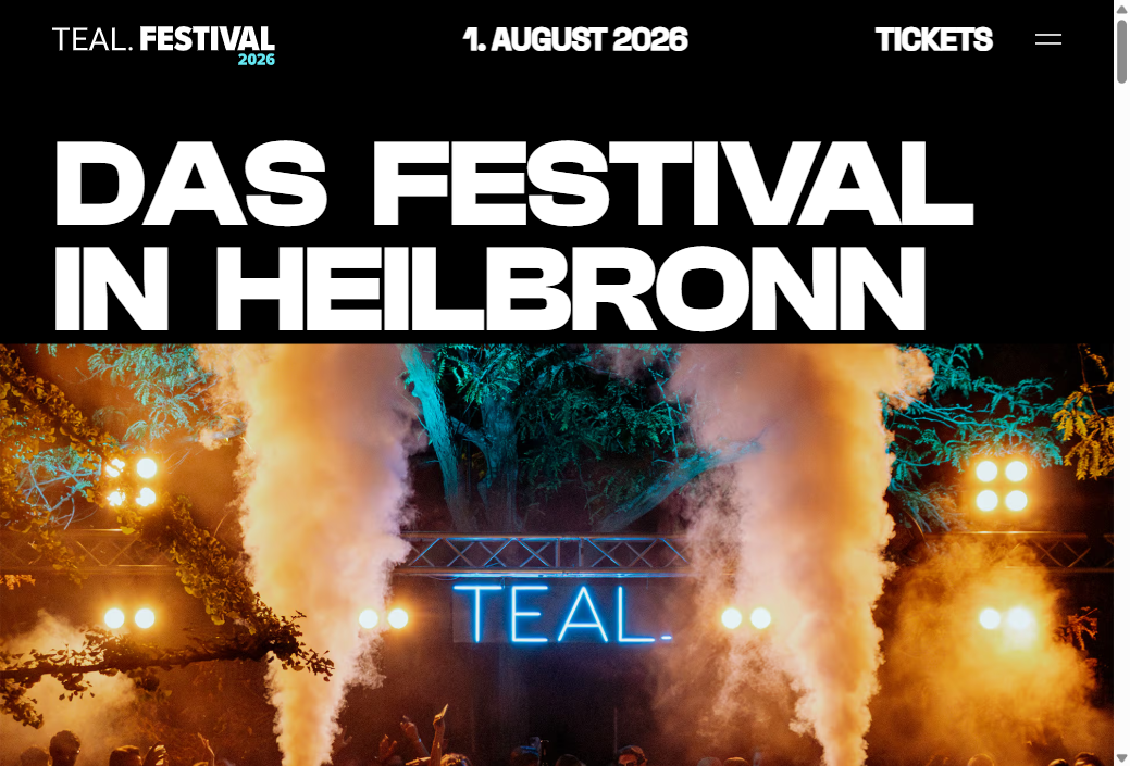 TEAL. Festival (Garrel & Kunde GmbH) – Festival / Musik