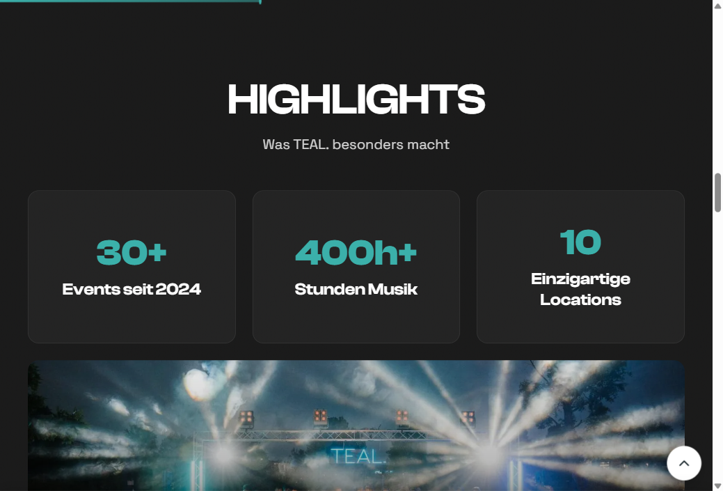 TEAL. Events (Garrel & Kunde GmbH) — Projekteinblick 2