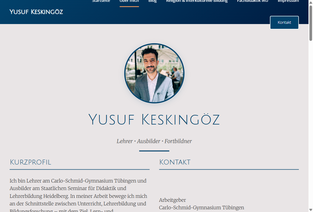 Yusuf Keskingöz — Projekteinblick 1